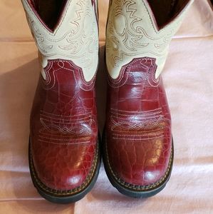 Ariat Fat Baby boots size 9 Red